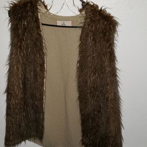 Womens Faux vest